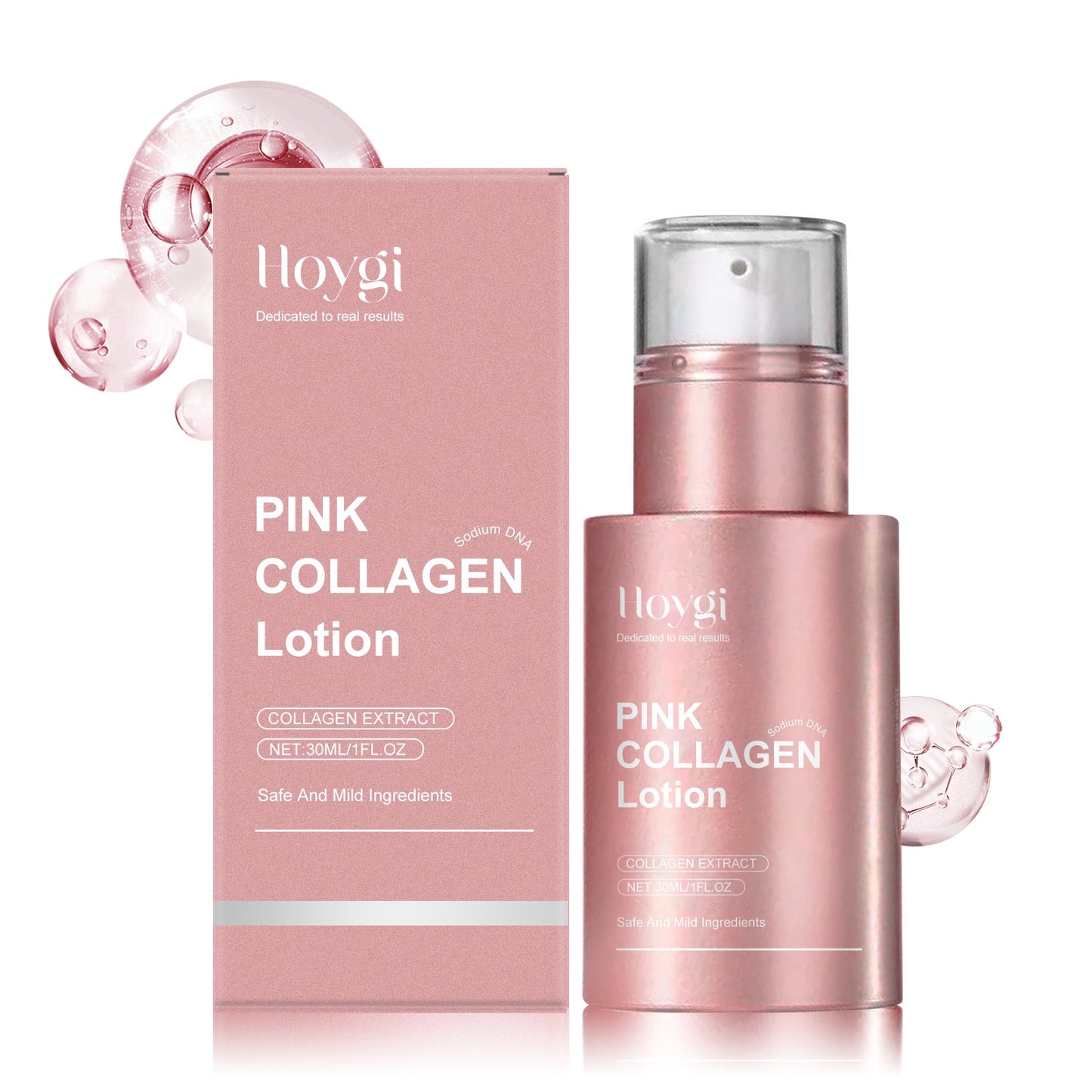 Pink Collagen Moisturizing Lotion for Smooth