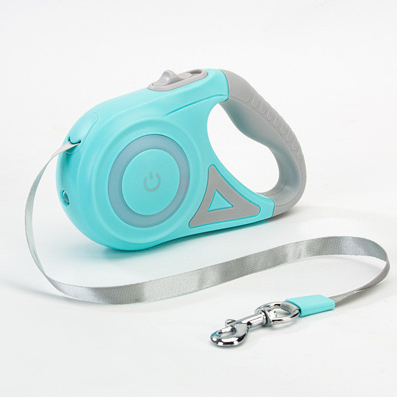 Retractable Automatic Spotlight Pet Dog Leash