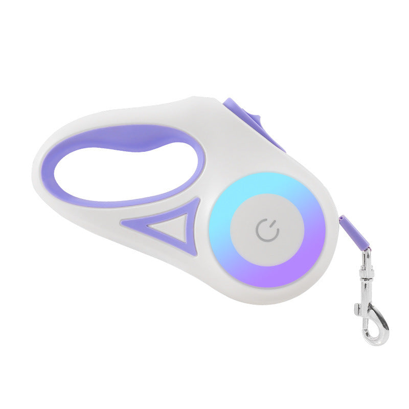 Retractable Automatic Spotlight Pet Dog Leash