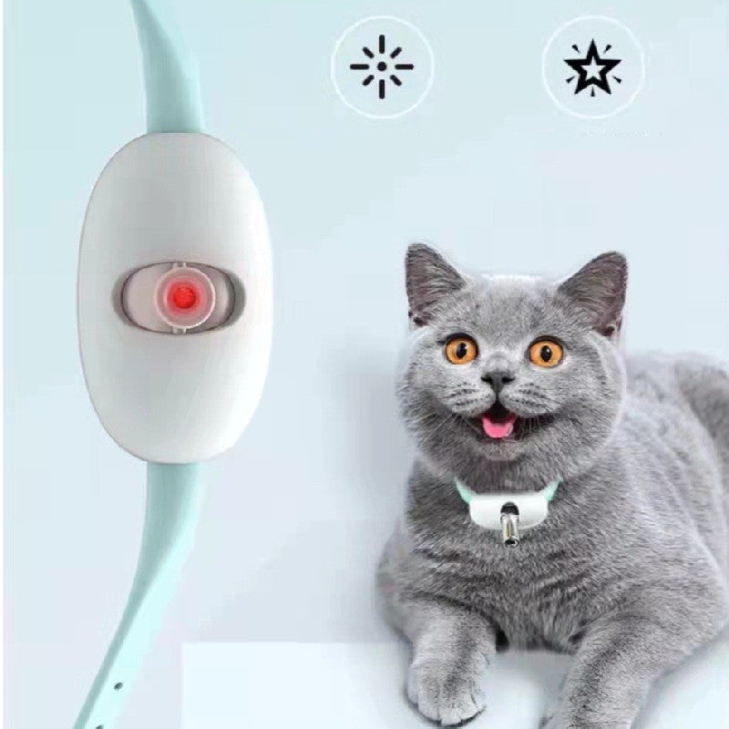 Automatic Smart Laser Teasing Cat Collar Toy