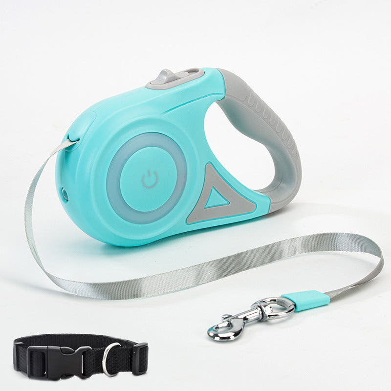 Retractable Automatic Spotlight Pet Dog Leash