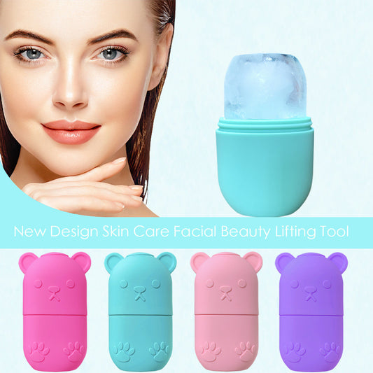 Silicone Face Ice Roller Holder Mould For Brighten Remove Lines