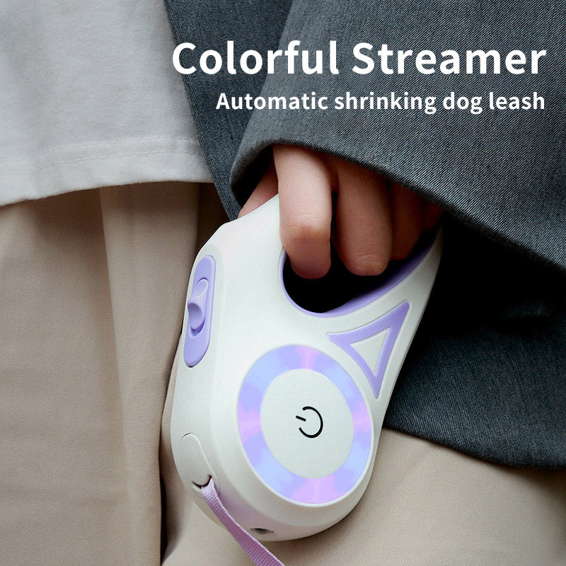 Retractable Automatic Spotlight Pet Dog Leash