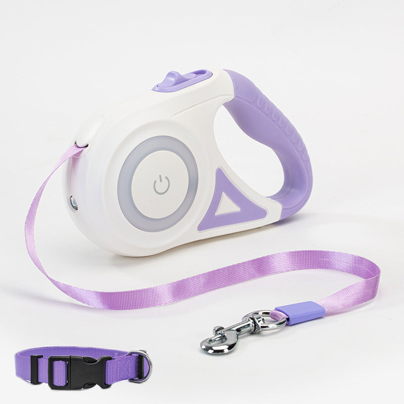 Retractable Automatic Spotlight Pet Dog Leash