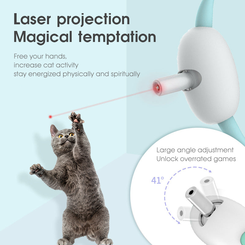 Automatic Smart Laser Teasing Cat Collar Toy
