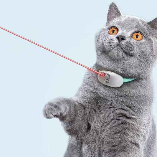 Automatic Smart Laser Teasing Cat Collar Toy