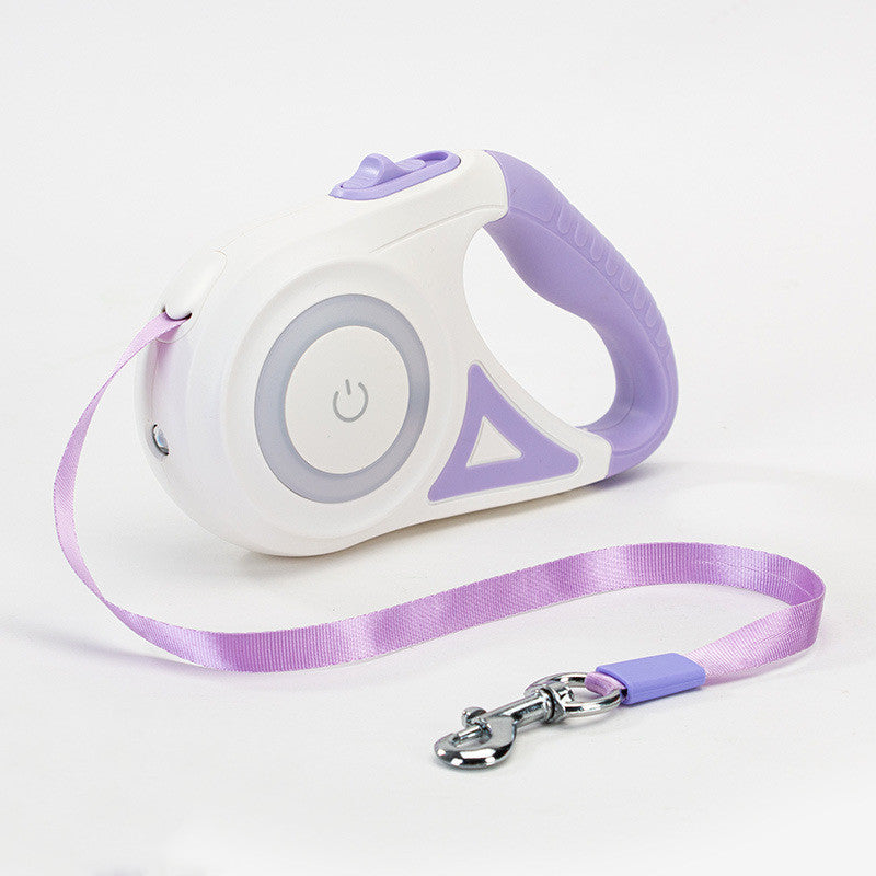 Retractable Automatic Spotlight Pet Dog Leash